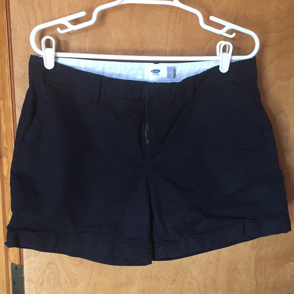 Old Navy black khaki shorts